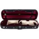 Custodia rettangolare di legno per violino Classic 4/4 M-case Nero - Borgogna