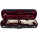 Oblong Violin Hard Case Classic 4/4 M-case Black - Burgundy