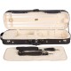 Oblong Violin Hard Case Classic 4/4 M-case Black - Cream