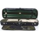 Custodia rettangolare di legno per violino Classic 4/4 M-case Nero - Verde