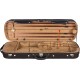 Estuche de madera para violin Classic 4/4 M-case Negro - Paisley Miel
