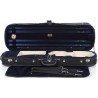 Custodia rettangolare di legno per violino Classic 4/4 M-case Nero - Blu Marino