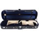 Estuche de madera para violin Classic 4/4 M-case Negro - Azul Marino