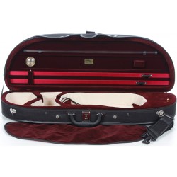 Estuche de espuma para violin Classic 4/4 M-case Negro - Borgoña