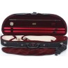 Custodia di schiuma per violino Classic 4/4 M-case Nero - Borgogna