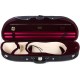 Foam violin case Classic 4/4 M-case Black - Burgundy