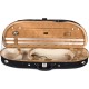 Foam violin case Classic 4/4 M-case Black - Honey in spots Pattern