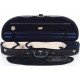 Custodia di schiuma per violino Classic 4/4 M-case Nero - Blu Marino
