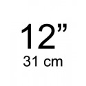12" - 31 cm