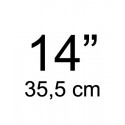 14" - 35,5 cm