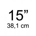 15" - 38,1 cm