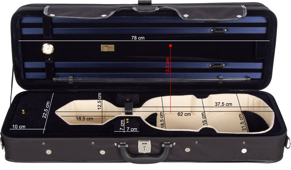 Futerał skrzypcowy skrzypce City 4/4 M-case Granatowy